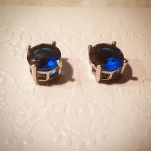 🚩3 for $20 -Blue Stud Earrings that Sparkle